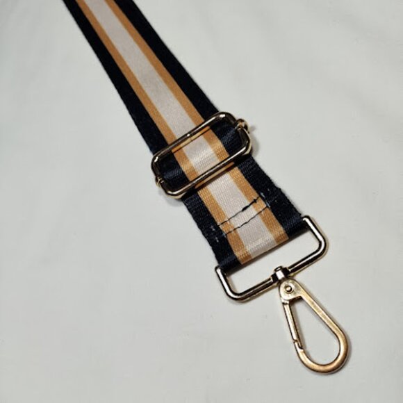 Adjustable Replacement Detachable Crossbody Bag Purse Strap Gold Metal Preppy - Picture 4 of 4